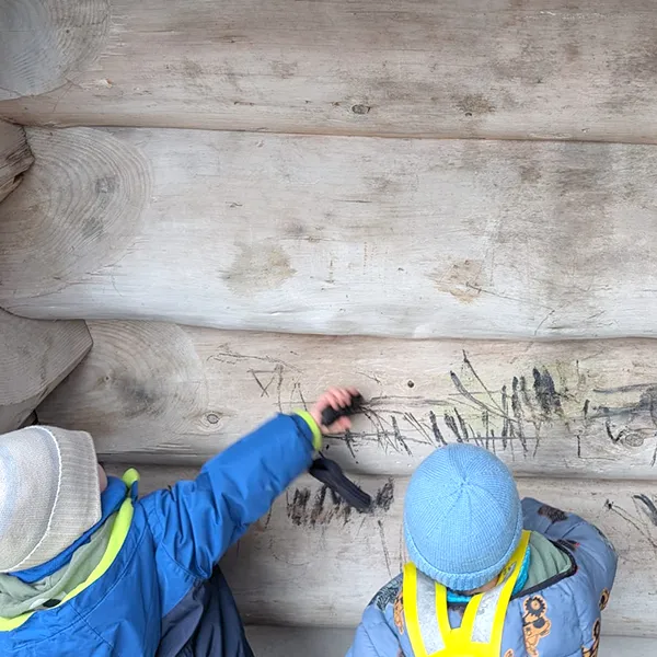 Petits Acrobates Dessin Charbon Enfants Lausanne 06