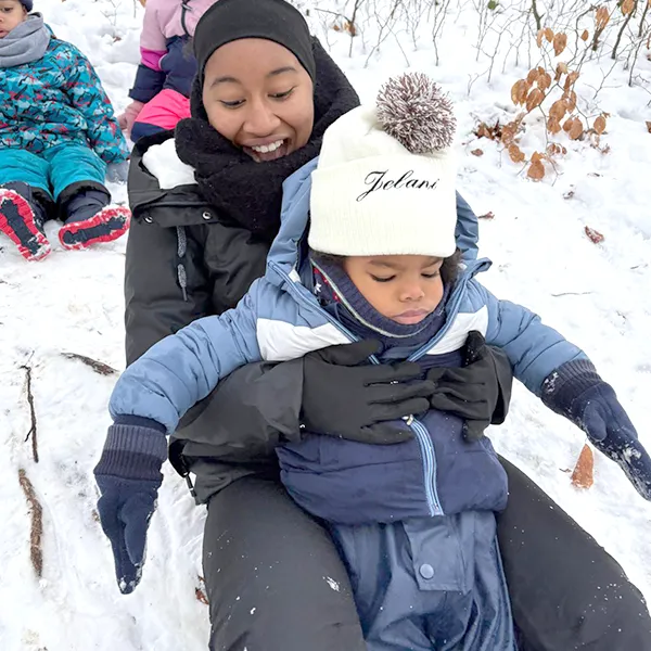 Village Edcualis Enfants Neige Les Petits Acroabtes 